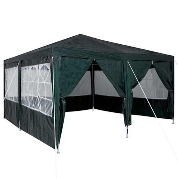 Partytent - Duurzaam staal - Retourdeal 41% eraf, Tuin en Terras, Opvouwbaar, Partytent, Zo goed als nieuw, 4 tot 6 meter