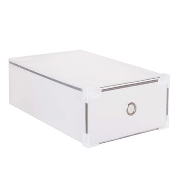 Schoenenbox | Sneakerbox | Kunststof | Transparant | 1 Stuk, Ophalen of Verzenden, Nieuw
