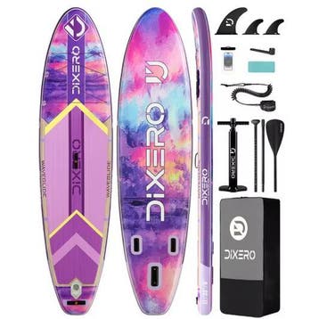 Opblaasbaar SUP board 335 cm met kajak zitje en visfunctie, Verzenden, Nieuw