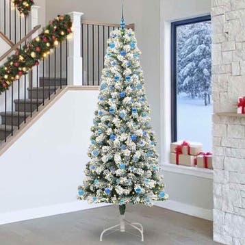 vidaXL Kunstmatige Inklapbare Kerstboom 300 LEDs Groen en, Diversen, Verzenden, Nieuw
