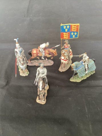 Del Prado - Militaire miniatuur beeldjes - Lot of 5 Medieval, Nieuw