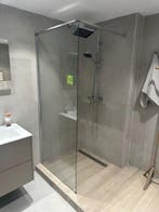 Inloopdouche 90cm helder glas, inline model - 0022, Ophalen, Nieuw, Glas, Douche