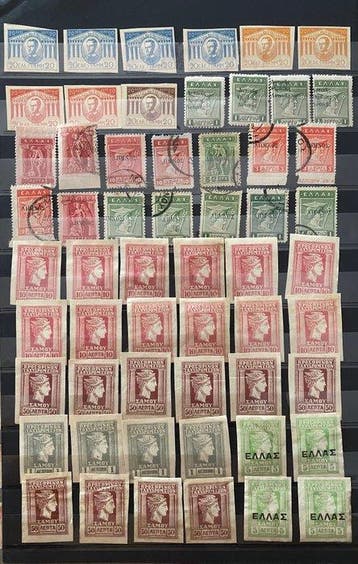 Griekenland 1864/1947 - Hoge waarde collectie - Nieuwe, Gestempeld
