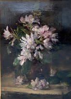 Johannes Akkeringa (1861-1942) - Azaleas in a Vase, 1886