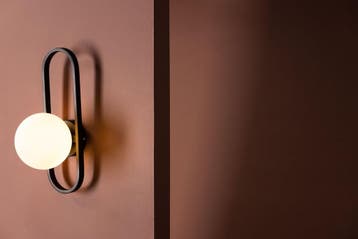 Wandlamp  Dean  Zwart  Jörn, Verzenden, Nieuw