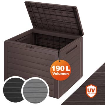 Kussenbox Lille Bruin 190L houtlook (Kussenboxen), Verzenden, Nieuw