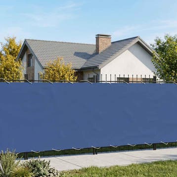 vidaXL Balkon Privacy Scherm 200 x 400 cm Stof met, Verzenden, Nieuw