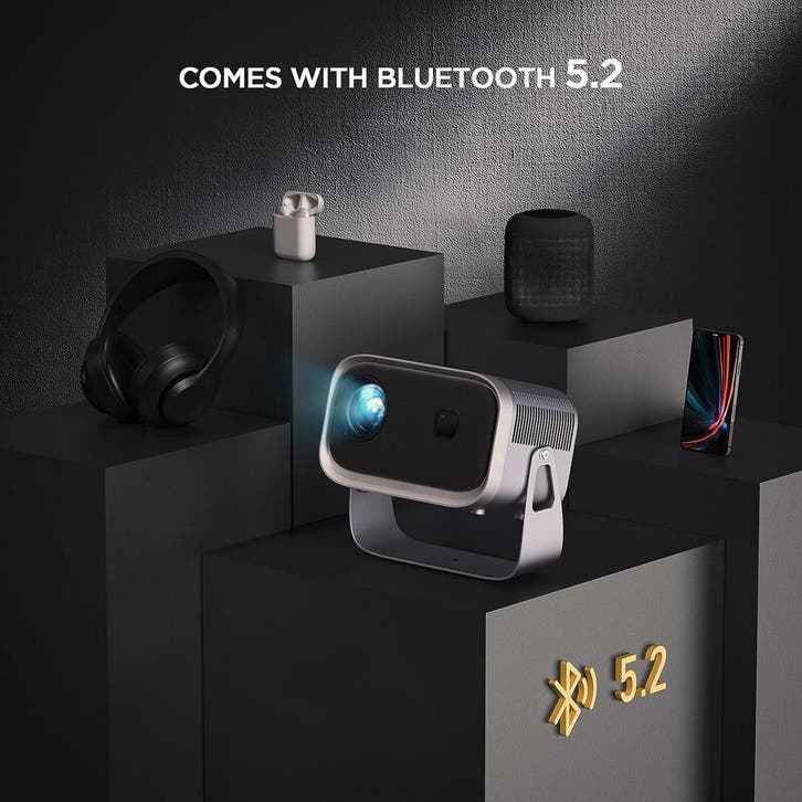 Slimtron B6 HD Android Beamer – 4K Support | 2025 model, Audio, Tv en Foto, Beamers, Nieuw, Ophalen of Verzenden