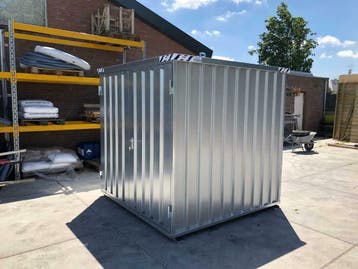 Verbouw container voor materiaal opslag - Gouda, Rotterdam