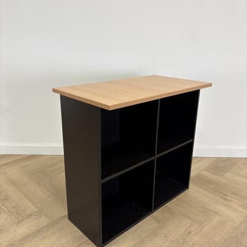 kast met 4 open vakken en topblad , (hxbxd) 76x80x45 cm, Huis en Inrichting, Ophalen of Verzenden, Gebruikt