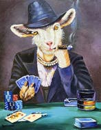 Aleksander Tomasievych (XX-XXI) - Caprine Charade, Antiek en Kunst