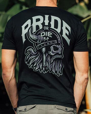 PRiDE or Die BROTHERHOOD V2 T-Shirt Zwart, Ophalen of Verzenden, Nieuw