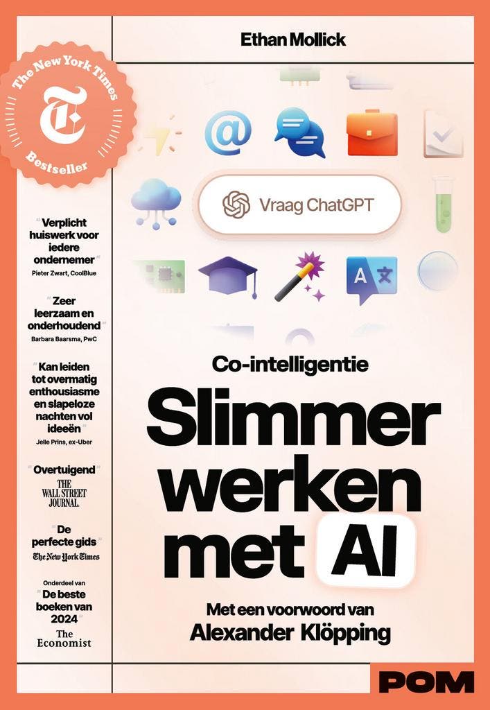 Co-intelligentie - Ethan Mollick 9789493213845, Boeken, Economie, Management en Marketing, Gelezen, Verzenden