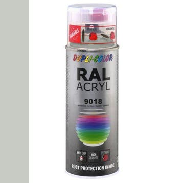 Dupli-Color Ral Acryl Ral 9018 Papyrus Wit Hoogglans 400 ml, Ophalen of Verzenden, Nieuw