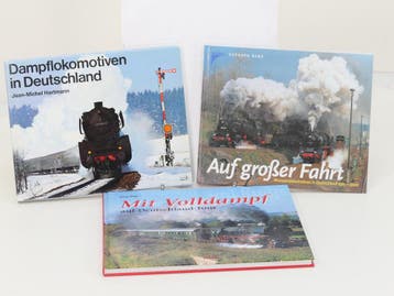 Set van 3 spoorwegenboeken Dampflokomotiven in Deutschlan..., Ophalen of Verzenden, Nieuw