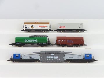Märklin Z - 8691 - Modeltrein goederenwagonset (1) -, Nieuw