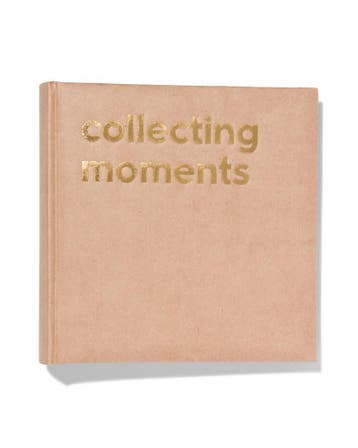 HEMA Fotoboek met insteekhoezen 22.5x22.5 kraft, Verzenden, Nieuw