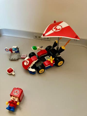 LEGO Mario Kart Standaardkart 72032, Zo goed als nieuw, Complete set, Lego