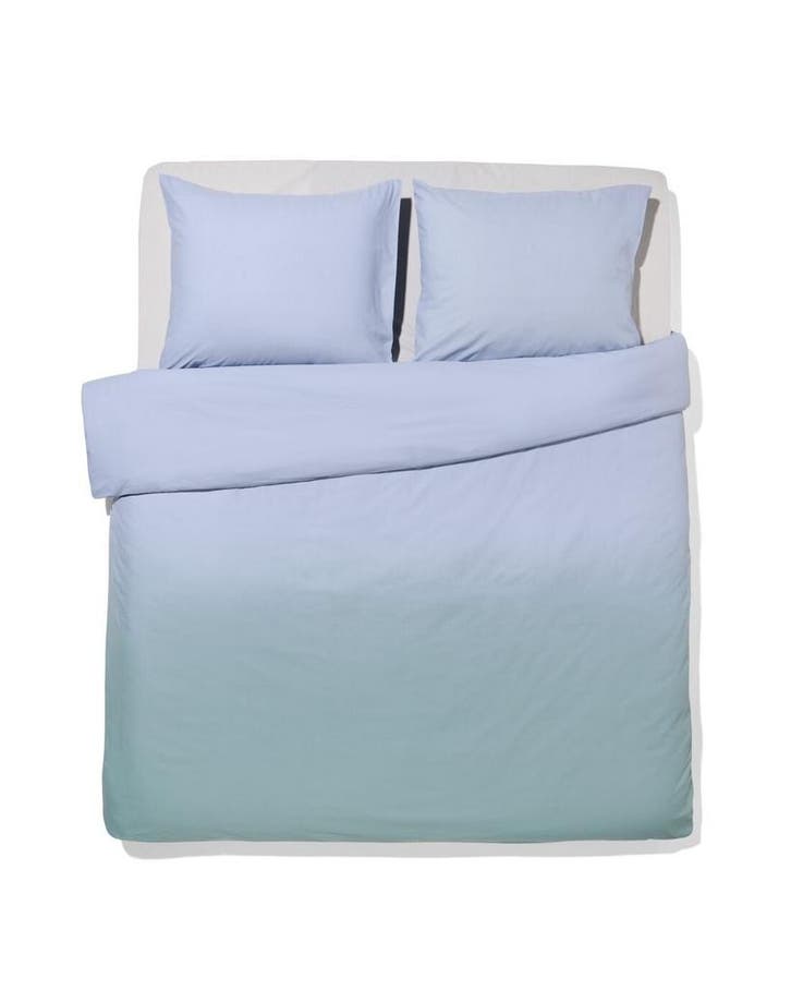 HEMA Dekbedovertrek 200x200/220cm zacht katoen kleurverloop, Huis en Inrichting, Slaapkamer | Beddengoed, Nieuw, Verzenden