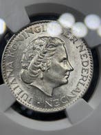 Nederland. Juliana. 1 Gulden 1956 NGC MS61 (Zonder, Postzegels en Munten, Munten | Nederland
