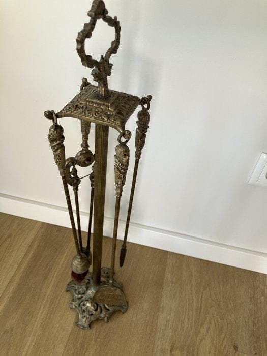 Openhaard accessoire (5) - Brons, Antiek en Kunst, Curiosa en Brocante