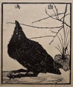 Jan Mankes (1889-1920) - Kleine Kraai omhoog kijkend naar