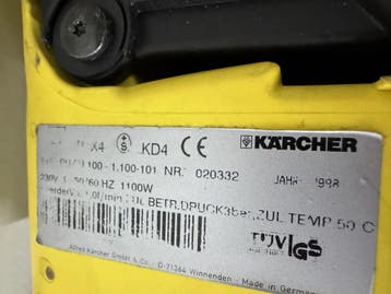 KARCHER SPROEI-EXTRACTIE BEKLEDINGREINIGER Puzzi 10/1, Ophalen of Verzenden, Gebruikt