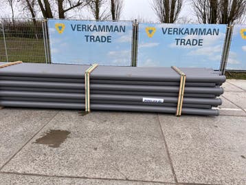 PVC buis 125 met manchet mof 5 meter riool hemelwater pijp, Nieuw