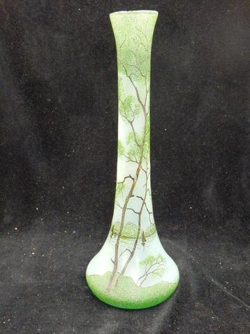 Legras - Fraai Art Nouveau glazen vaas - Grote vaas - Legras, Antiek en Kunst