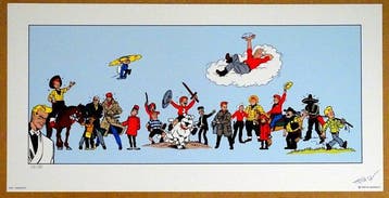 Tibet - 1 Silkscreen - Ric Hochet - Chick Bill et compagnie, Nieuw