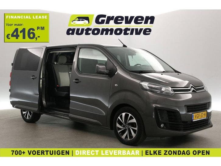 Citroën Jumpy 2.0 BlueHDI L3H1 180PK | Dubbele Cabine |, Auto's, Bestelauto's, Automaat, Diesel, Zilver of Grijs, Euro 6, Citroën