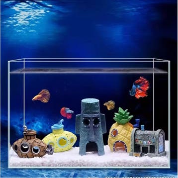 Aquarium Mini Landschap Decoratie Schuilplaats Ornament, Verzenden, Nieuw