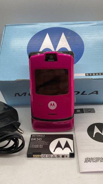 Motorola V3 - Mobiele telefoon - In vervangende verpakking, Nieuw