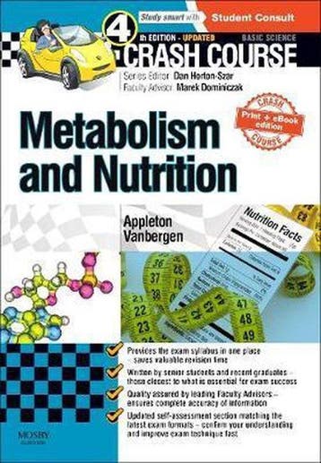Crash Course: Metabolism and Nutrition: Updated Print +, Verzenden, Gelezen, Amber Appleton