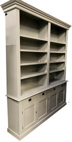 Boekenkast Engels groen Brummen 200 x 240cm, Ophalen of Verzenden, Nieuw
