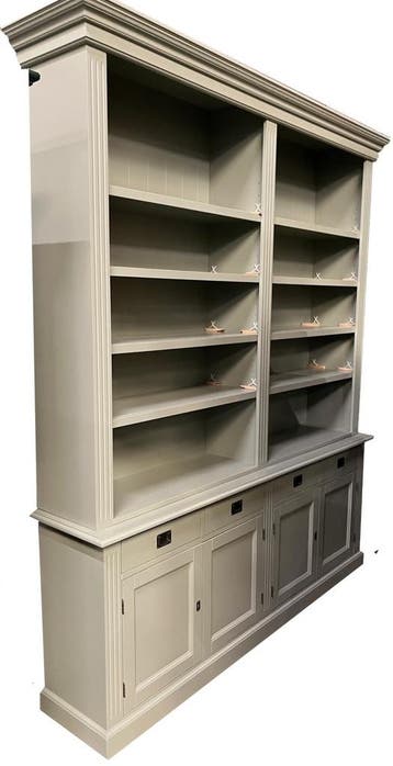 Boekenkast Engels groen Brummen 200 x 240cm, Ophalen of Verzenden, Nieuw