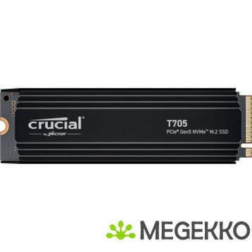 Crucial SSD T705 2TB Heatsink, Computers en Software, Harde schijven, Verzenden, Nieuw, Crucial
