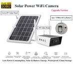 Wi-Fi zonnepaneel bewakingscamera met extra zonnepaneel, Verzenden, Nieuw