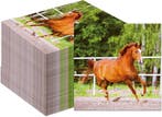 Jute giftbag met hoefijzer gelukspoppetje en sleutelhanger, Verzenden, Nieuw