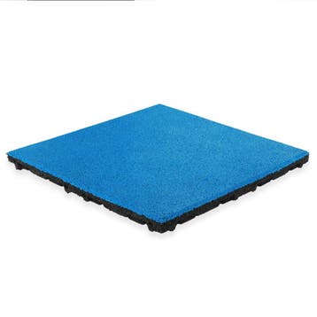 Rubber tegel met EPDM toplaag - 50 x 50 cm - 45 mm - Licht, Tuin en Terras, Tegels en Klinkers, Verzenden, Nieuw