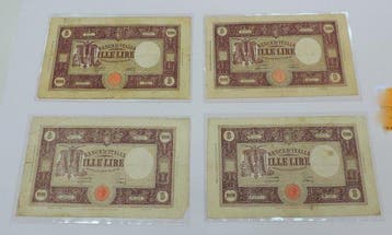 Italië. - 4 x 1000 Lire - various dates - Gigante BI 49