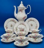 Royal Albert – Moss Rose – Kaffee-Service – Bone China mit