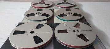 basf,agfa,ampex - reels Reel-to-reel audio, Nieuw