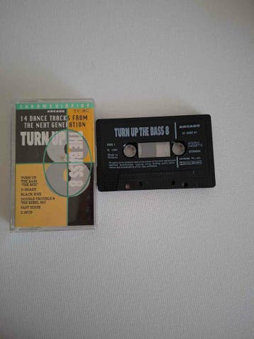Turn up the bass  8 cassetebandje, Cd's en Dvd's, Cassettebandjes, Verzenden, Nieuw in verpakking