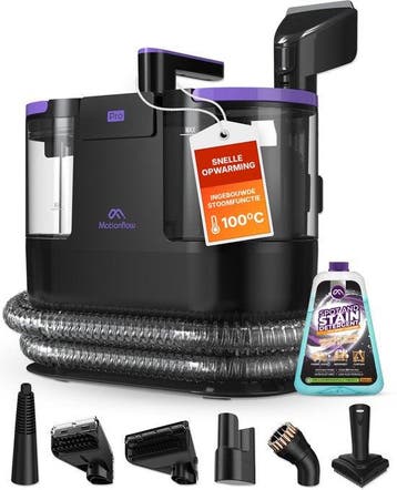 2dekans | Motionflow Tapijtreiniger PRO – Professionele, Doe-het-zelf en Verbouw, Ophalen of Verzenden, Gebruikt