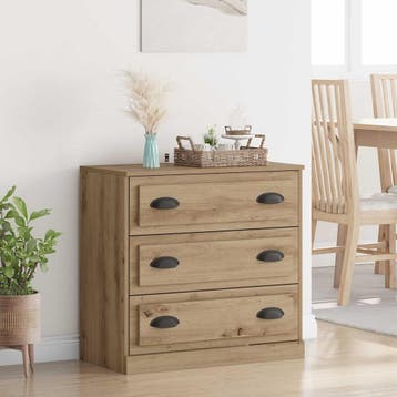 Dressoir Artisan Eiken 70cm | Retourdeal 34% Korting, Huis en Inrichting, Kasten | Dressoirs, Modern, Rustiek, Zo goed als nieuw