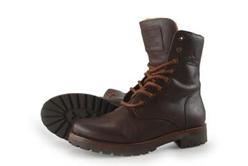 Panama Jack Veterboots in maat 39 Bruin, Kleding | Dames, Schoenen, Bruin, Verzenden, Overige typen, Zo goed als nieuw