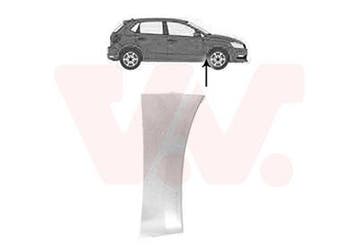 Spatbord o.a: Volkswagen, Polo V (6R), Volkswagen, Rechts, Nieuw, Ophalen of Verzenden