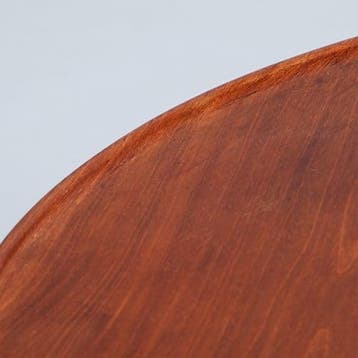 Engelse ronde Georgian mahonie bijzettafel wijntafel of klei, Ophalen of Verzenden