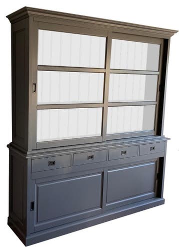 Buffetkast grijs – wit Rhenen 200cm, Huis en Inrichting, Ophalen of Verzenden, Nieuw
